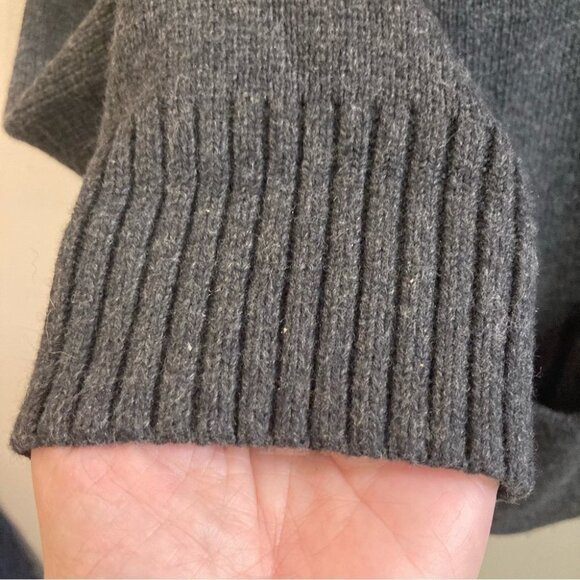 ABERCROMBIE & FITCH Sz XXL  Grandpa Core Dark Academia Emblem Pockets Cardigan - Picture 7 of 14